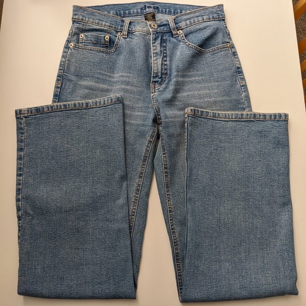 Jag Jeans Women's Blue Size 6 Cotton Spandex Boot/Flare